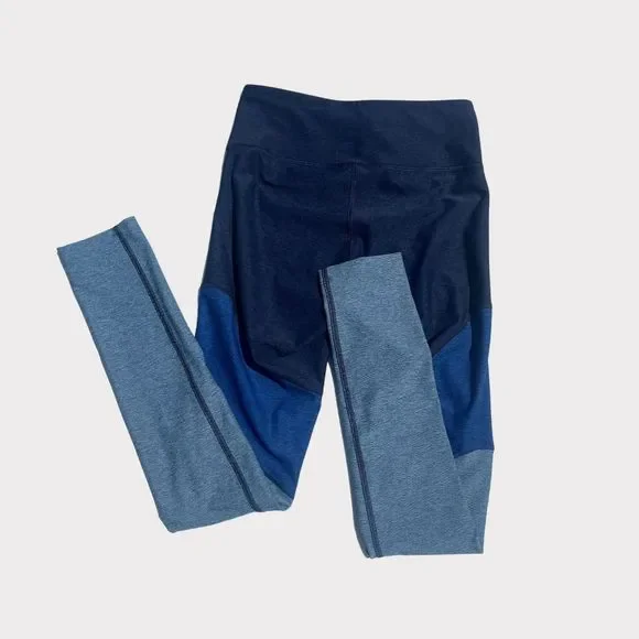 Outdoor Voices 7/8 Tri-Tone Mid Rise Leggings XS Blue Springs - Picture 4 of 8